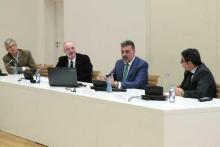 El director general de Orientación y Promoción Laboral, Alfonso  Marnotes, hoy en Santiago en un encuentro que mantuvo con los agentes del sector TIC gallego.