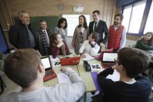 Visita al IES Mestre Landín de Marín.