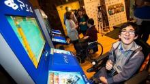 Un jugador con parálisis cerebral
