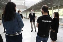 Francisco Conde, participou esta mañá en Vigo na primeira das catro xornadas do evento #HACKatHOME.