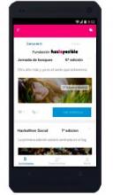 Pantallazo de la app.