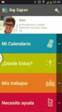 Pantallazo da app "Son Cappaz".