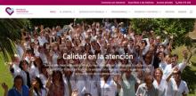 Pantallazo de la web de Hermanas Hospitalarias.
