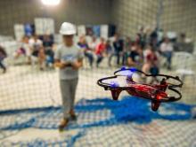 Dron volando.