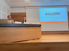 Momento da presentación.