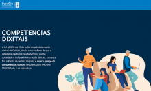 Pantallazo da web de Competencias Dixitais.