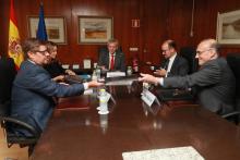 Firma del convenio.