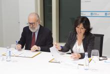 Firma del convenio.