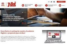 Pantallazo de la web.