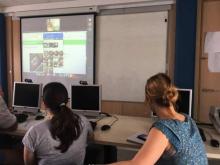 Formación nunha aula.