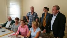 Encuentro en el consistorio de O Valadouro.