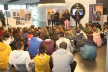 Inauguración de la exposición sobre los Premios María Josefa Wonenburger.