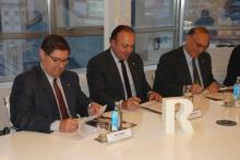 Firma del convenio.