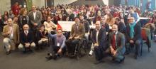 Foto de grupo de "Conectados pola accesibilidade".