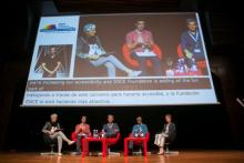 Momento de la mesa redonda.