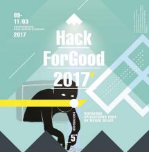 Cartel de HackForGood 2017.