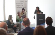 Visita de la directora de la Amtega al CETISS.