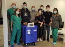 Entrega dun robot LOLA a Aspace A Coruña.