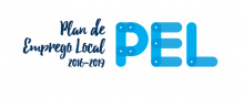 Logo do Plan de Emprego Local da Deputación de A Coruña.