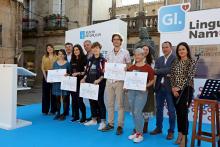 Foto de los premiados de "Lengua de enamorar".