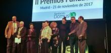 Entrega do premio.