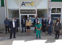 Reunión na sede de Aspace.