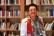 Rosario Álvarez, presidenta del Consello da Cultura Gallega, en una imagen de Antonio Hernández para Él Correo Gallego.