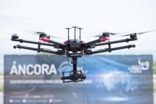 Dron volando.